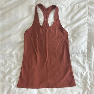 Lululemon Athletica Brown Fitted Sleeveless Tank Top